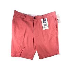 NWT Dockers Men's Perfect Shorts w/ Hidden Security Pocket, Pink Color Size: 36